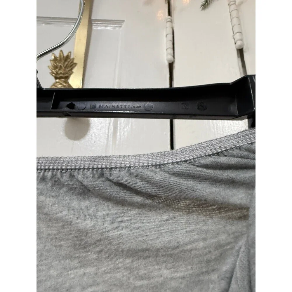 Gray Jersey Wrap Skirt Ballet Dance Yoga Cover-Up